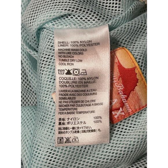 Tommy Bahama Swim Trunks Mens Large Relax Board Shorts Nylon Black Cargo - Picture 3 of 15